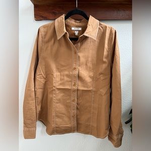 NEW Madewell Darted Button Up Shirt, Size 14